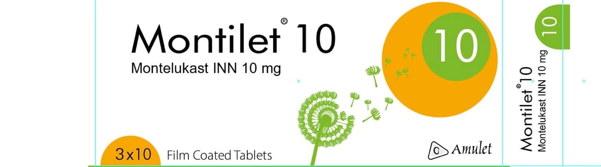 Montilet 10 packaging — Montelukast Sodium INN